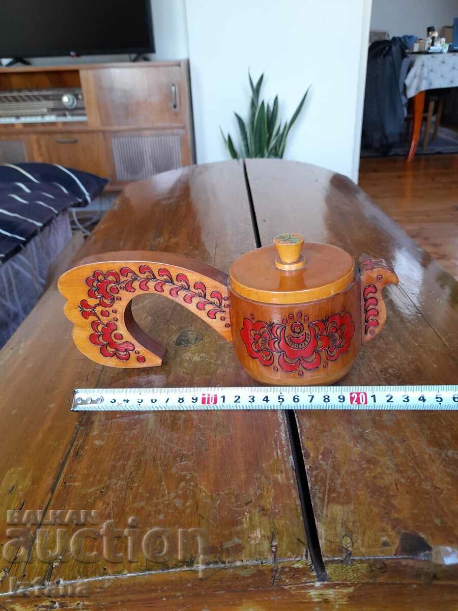 Auction Old wooden battered souvenir Auction Old wooden battered souvenir