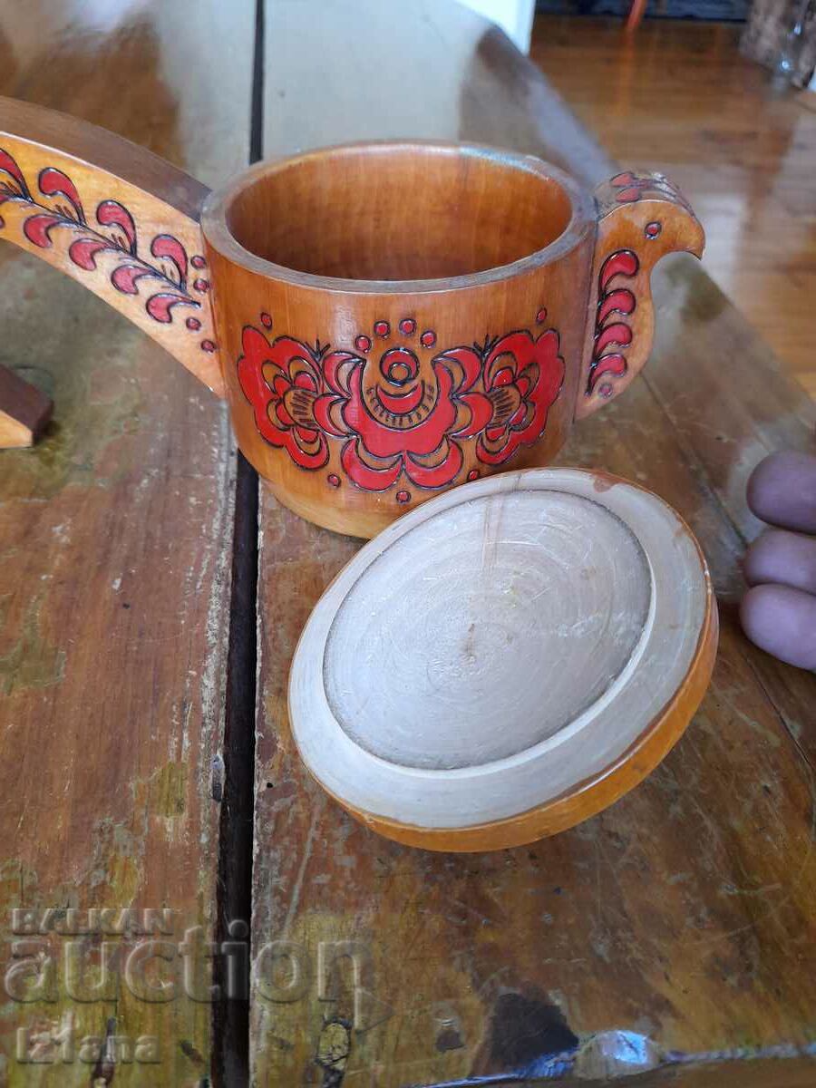 Old wooden battered souvenir - 5 Old wooden battered souvenir - 5