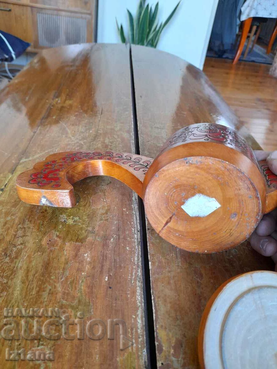 Old wooden battered souvenir - 6 Old wooden battered souvenir - 6