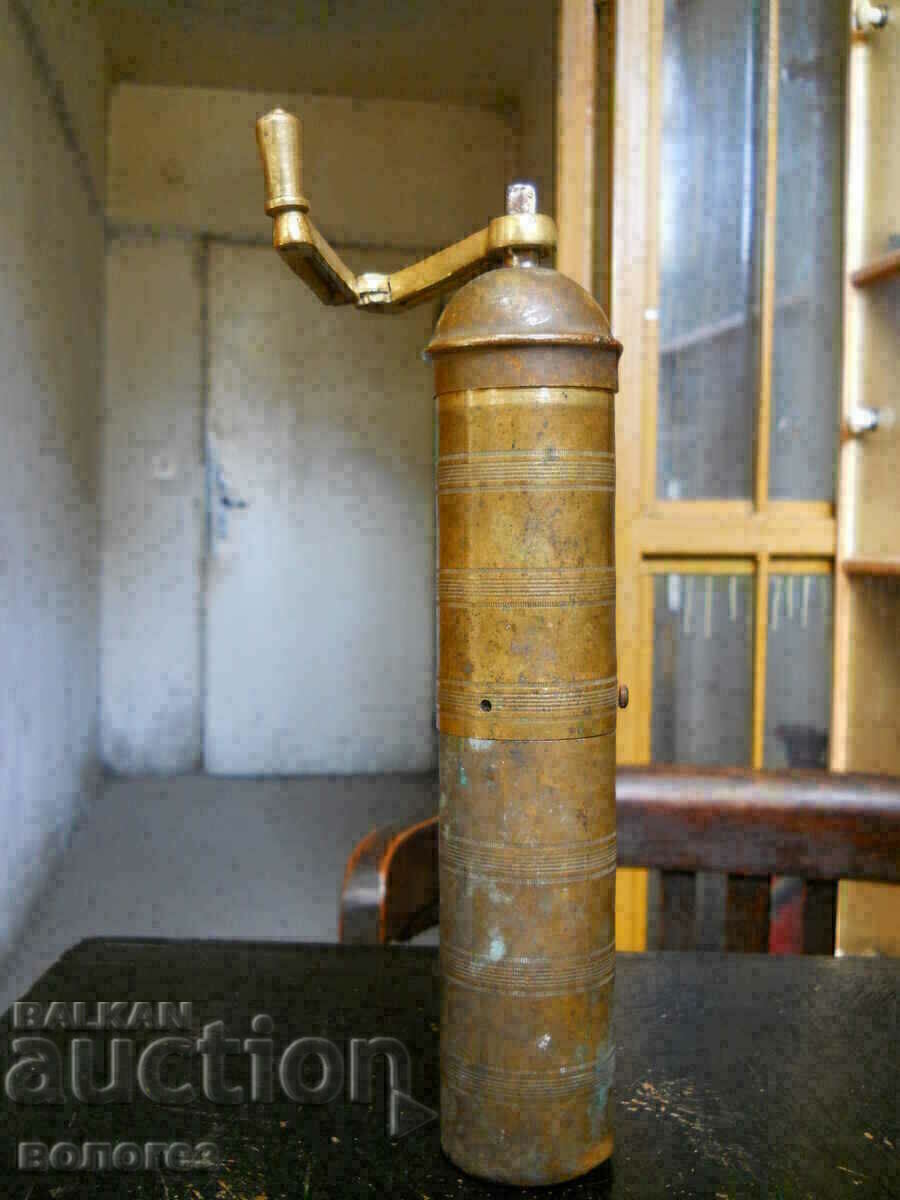 Bronze coffee grinder