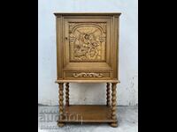 Beautiful massive cabinet with wood carving