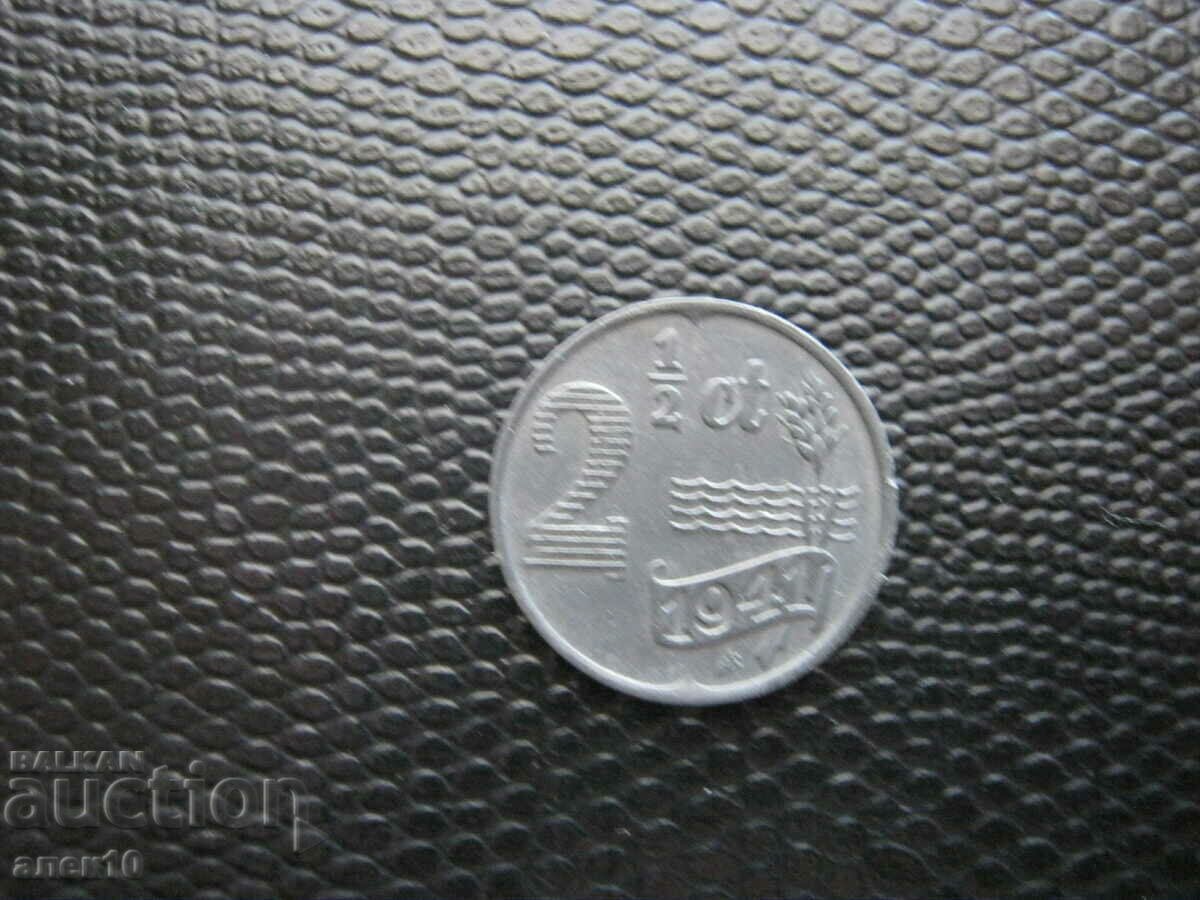 Olanda 2 1/2 cent 1941