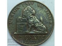 2 цента 1863 Белгия