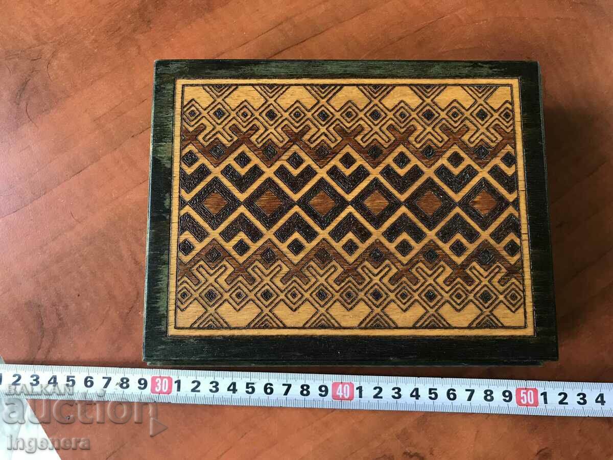 BOX WOOD PYROGRAPH DRAWING ANTIQUE FROM SOCA MOSTRA with price 37.00 BGN | € 18.92 BOX WOOD PYROGRAPH DRAWING ANTIQUE FROM SOCA MOSTRA with price 37.00 BGN | € 18.92