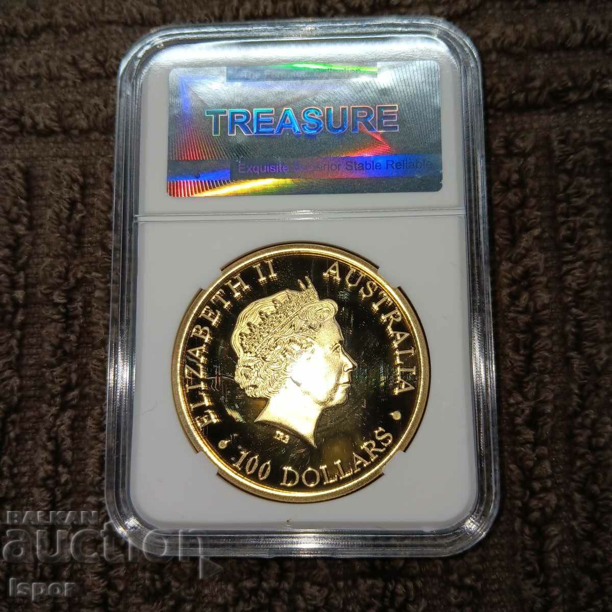 Auction Australian Kangaroo 2015 reads the description Auction Australian Kangaroo 2015 reads the description