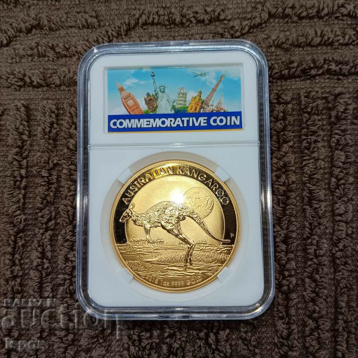 Australian Kangaroo 2015 reads the description Australian Kangaroo 2015 reads the description