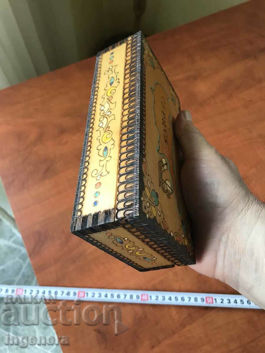 CUTIE LEMN PIROGRAF DESEN ANTICHI DIN SOCA MOSTRA - 5