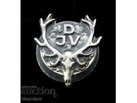 German Hunting Organization-Antique-Buttonella-Old Badge