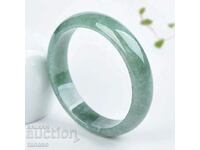 Brățară elegantă din jad verde gheață natural