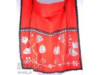 WOOL APRON FOR FOLK COSTUME WITH SEQUINS