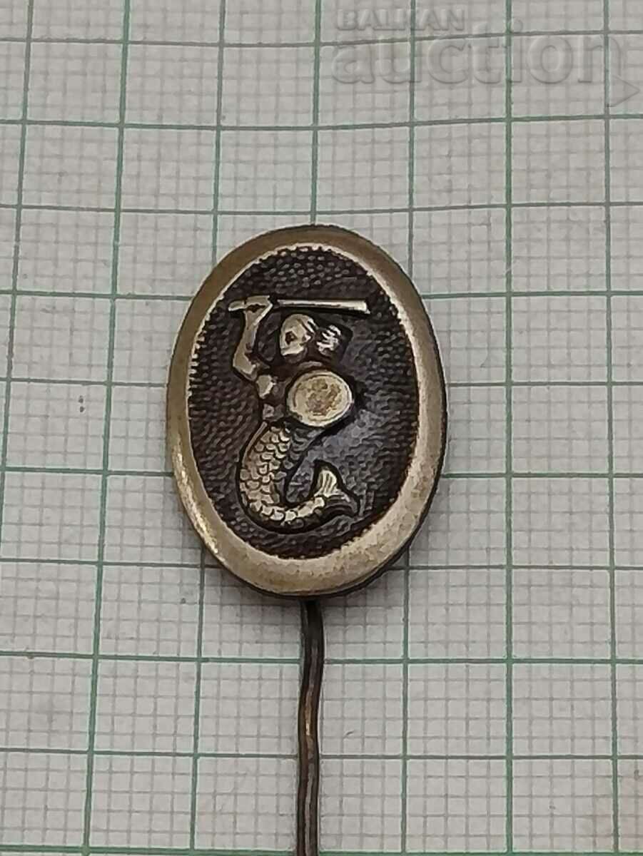 RUSALKA WARSAW POLAND BADGE ENAMEL with price 3.00 BGN | € 1.53 RUSALKA WARSAW POLAND BADGE ENAMEL with price 3.00 BGN | € 1.53