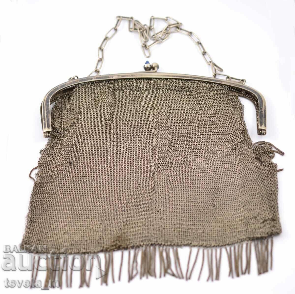 Delivery of Antique Ladies' Silver-Plated Handbag Kingdom of Bulgaria