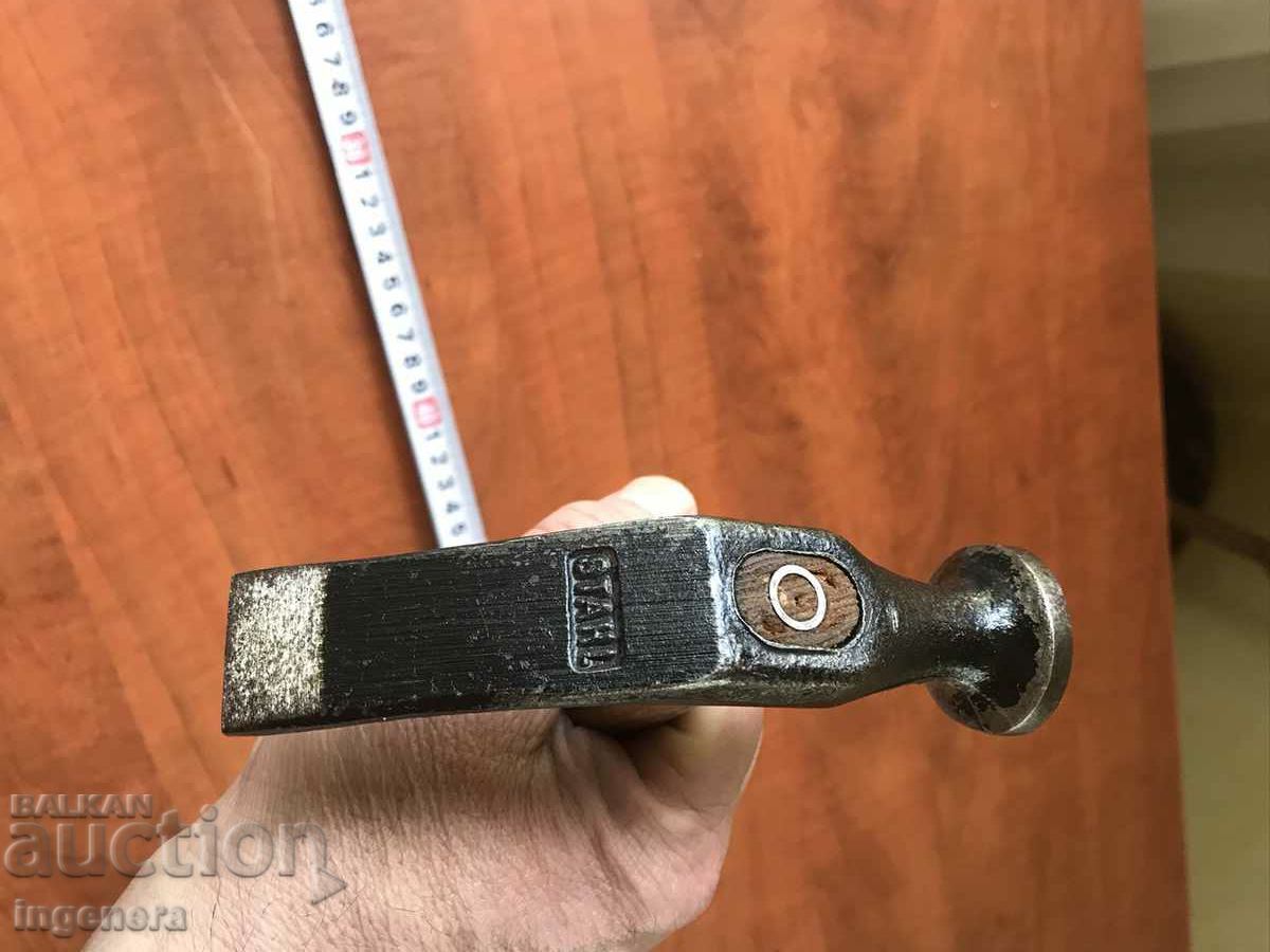HAMMER HAMMER OLD SHOEMAKER'S MARKED TOOL with price 29.00 BGN | € 14.83 HAMMER HAMMER OLD SHOEMAKER'S MARKED TOOL with price 29.00 BGN | € 14.83