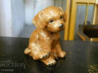 Figurină din porțelan - câine (cu marcaje)