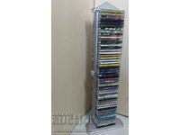 CDs with music, 150 pieces + stand