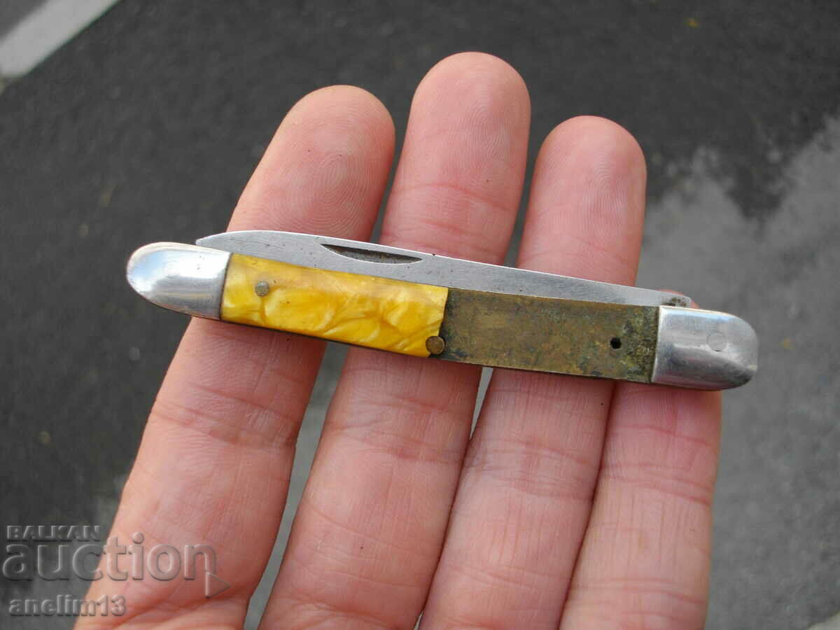 COLLECTIBLE BULGARIAN POCKET KNIFE HAMMER AND SICKLE VT