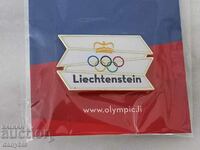 Badge - Liechtenstein Olympic Committee - Enamel