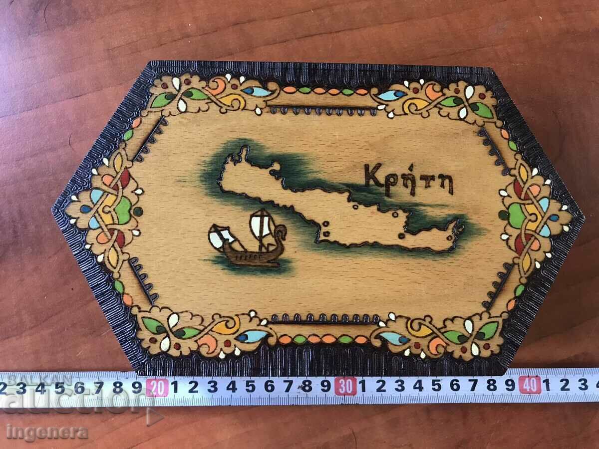 BOX WOOD PYROGRAPH DRAWING ANTIQUE FROM SOCA MOSTRA with price 35.00 BGN | € 17.90