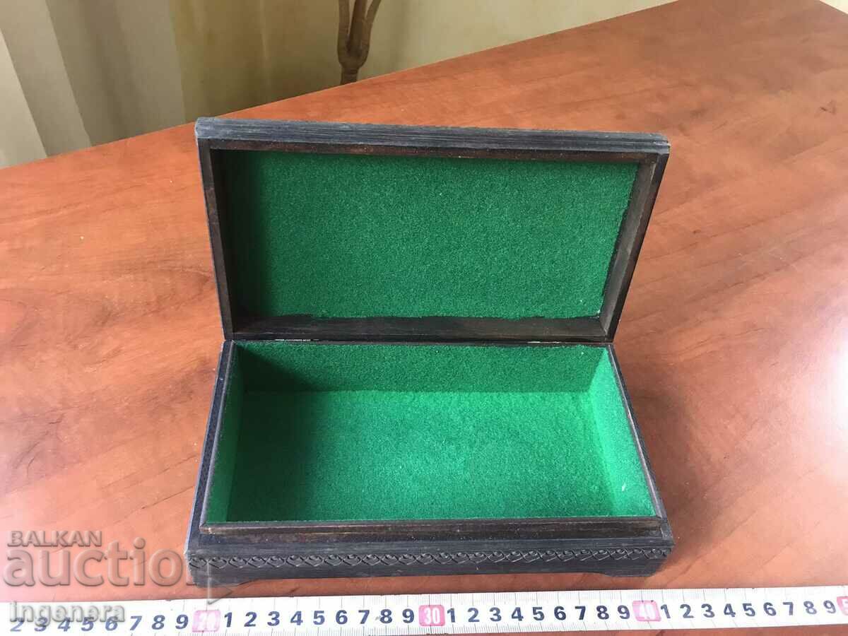 Auction BOX WOOD PYROGRAPH DRAWING ANTIQUE FROM SOCA MOSTRA Auction BOX WOOD PYROGRAPH DRAWING ANTIQUE FROM SOCA MOSTRA