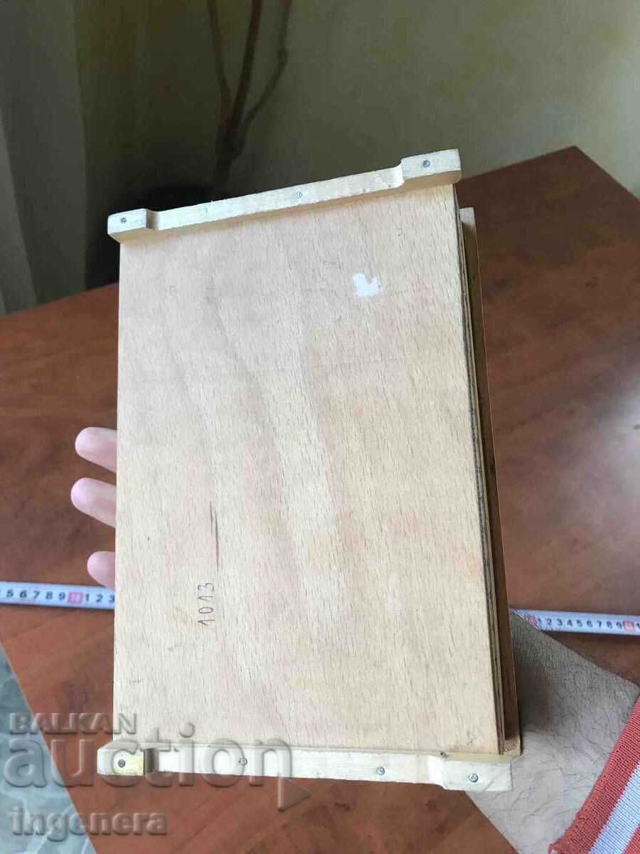 CUTIE LEMN PIROGRAF DESEN ANTICHI DIN SOCA MOSTRA-LOVECH - 6 CUTIE LEMN PIROGRAF DESEN ANTICHI DIN SOCA MOSTRA-LOVECH - 6