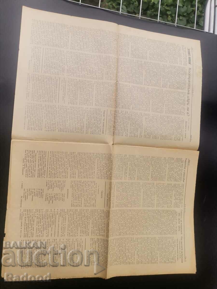 Licitație Ziarul Sveta 1927 Numarul 27