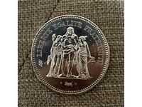 50 francs 1978 silver
