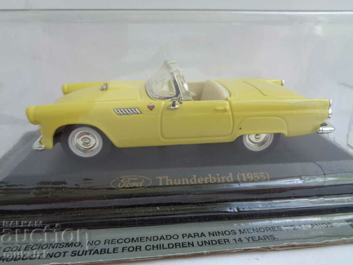 1:43 THUNDERBIRD 1955 RETRO MODEL STROLLER with price 25.00 BGN | € 12.78 1:43 THUNDERBIRD 1955 RETRO MODEL STROLLER with price 25.00 BGN | € 12.78