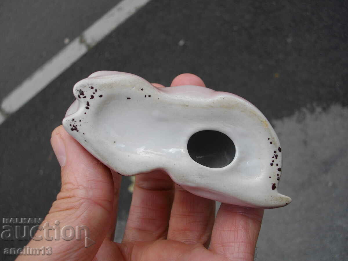 OLD BULGARIAN PORCELAIN CHEESE CHEESE - 5