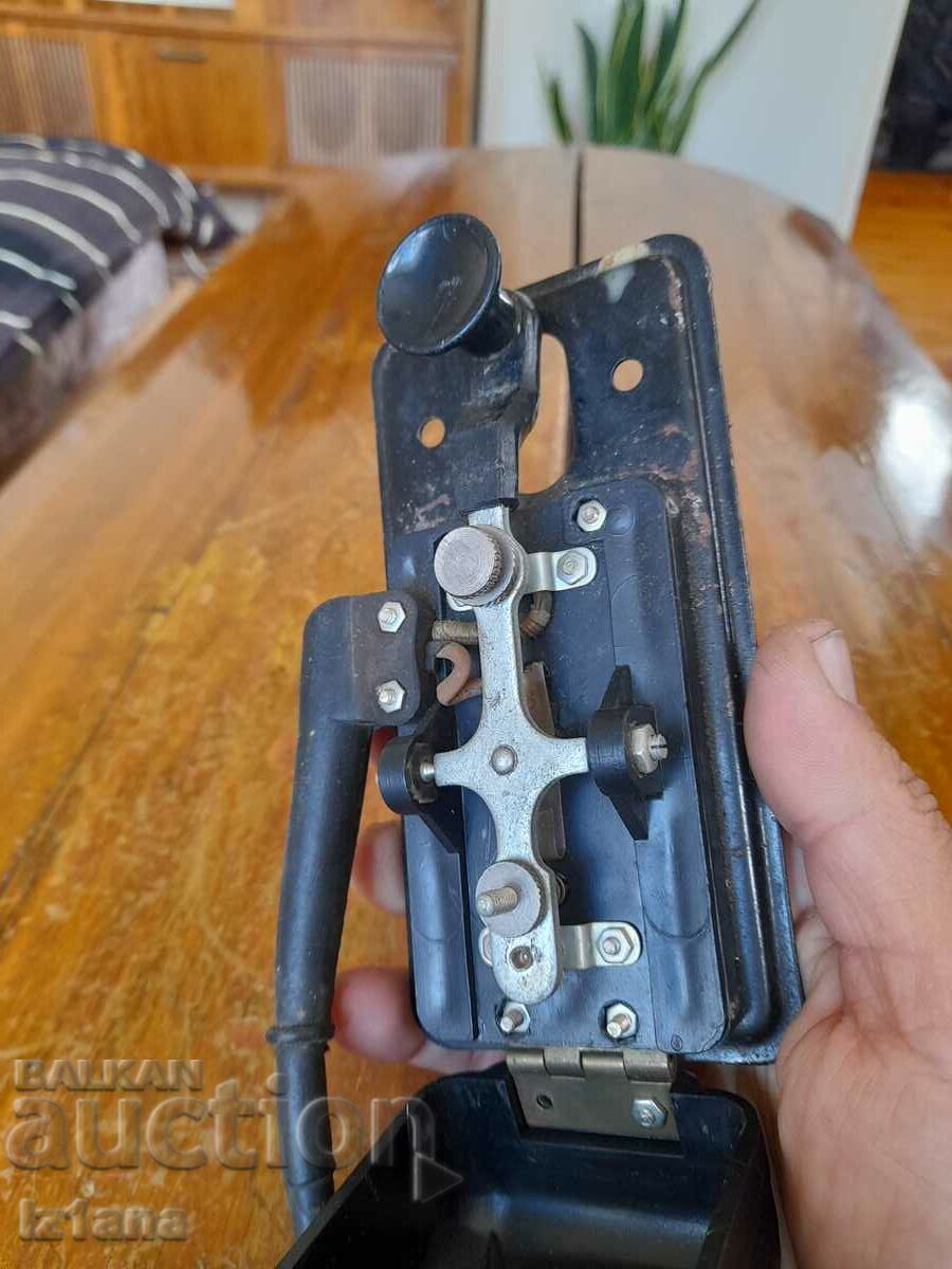 Old morse manipulator, key - 6 Old morse manipulator, key - 6