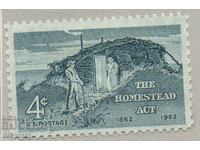 1962. SUA. Actul Homestead - Legile proprietății.