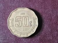 1995 год 50 сентавос Мексико