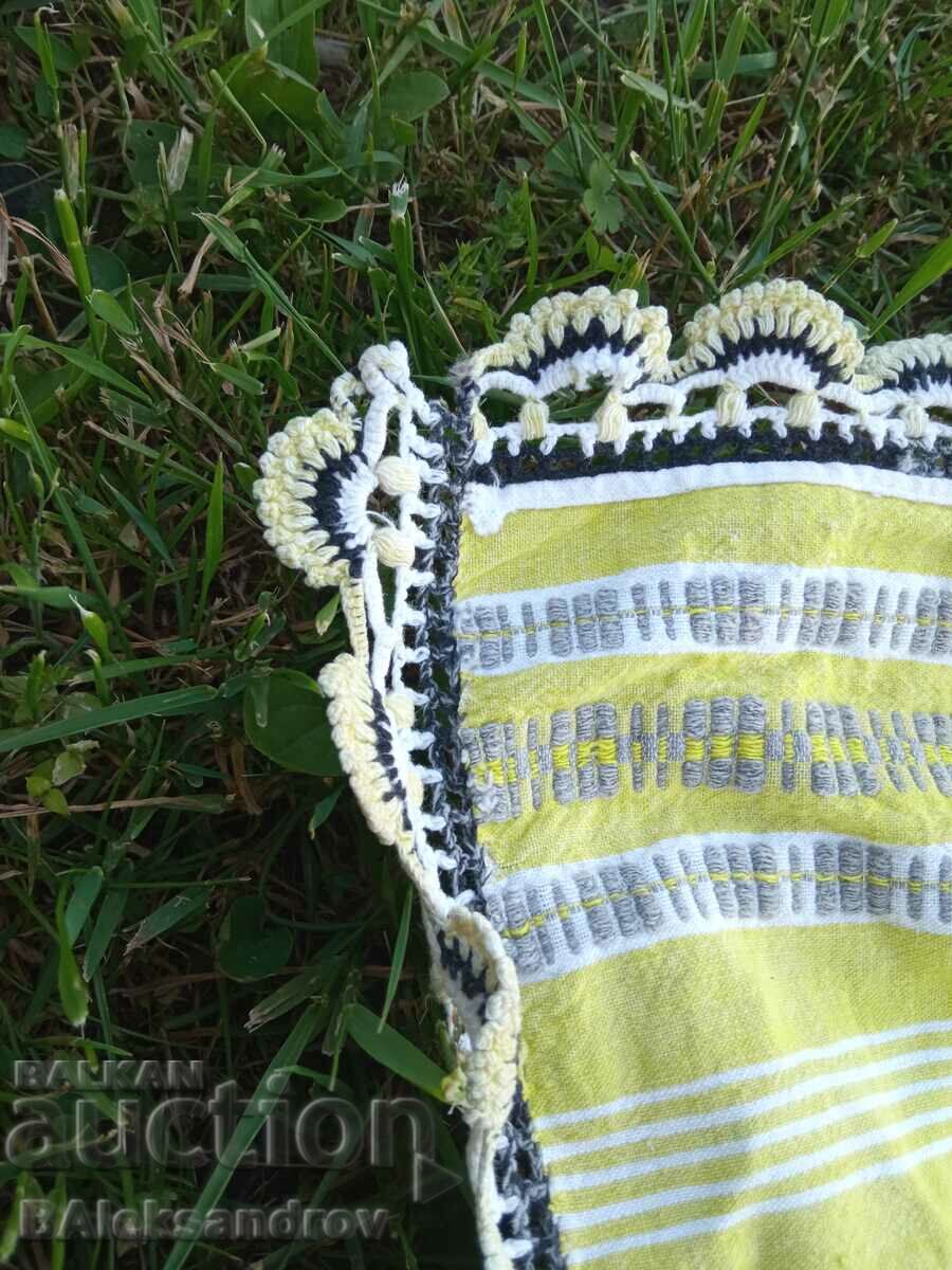 Old hand-woven household plaid, cover with price 9.00 BGN | € 4.60 Old hand-woven household plaid, cover with price 9.00 BGN | € 4.60