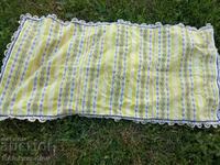 Old hand-woven household plaid, cover