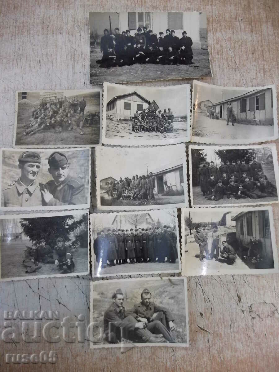 Лот от 14 бр. снимки на войници
