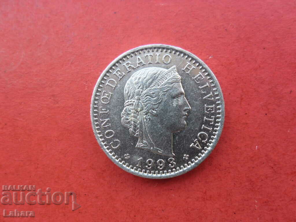 20 Rappen 1993 Switzerland with price 1.50 BGN | € 0.77 20 Rappen 1993 Switzerland with price 1.50 BGN | € 0.77