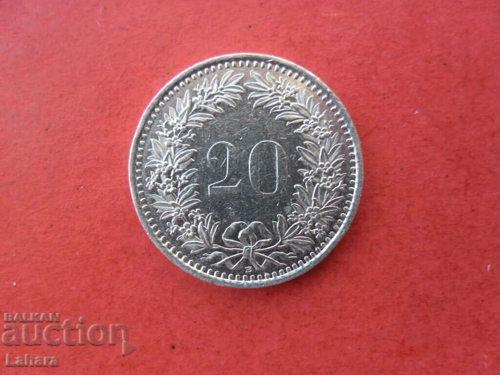 20 Rappen 1993 Switzerland 20 Rappen 1993 Switzerland
