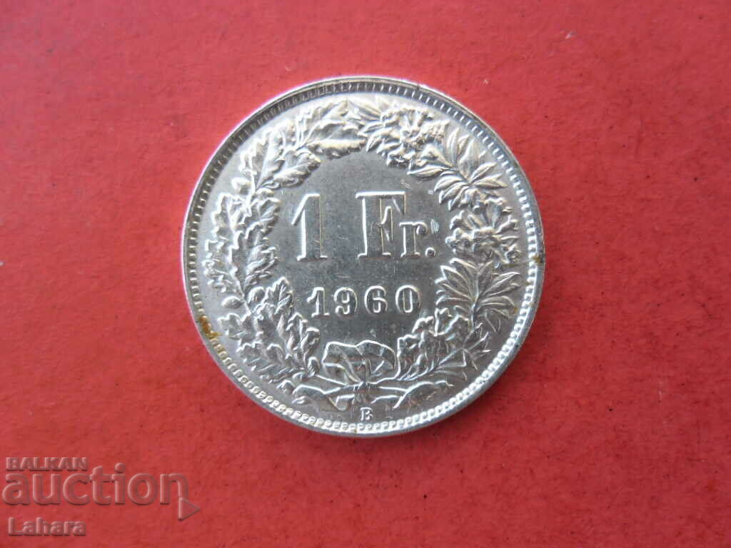 1 franc 1960 Elveția