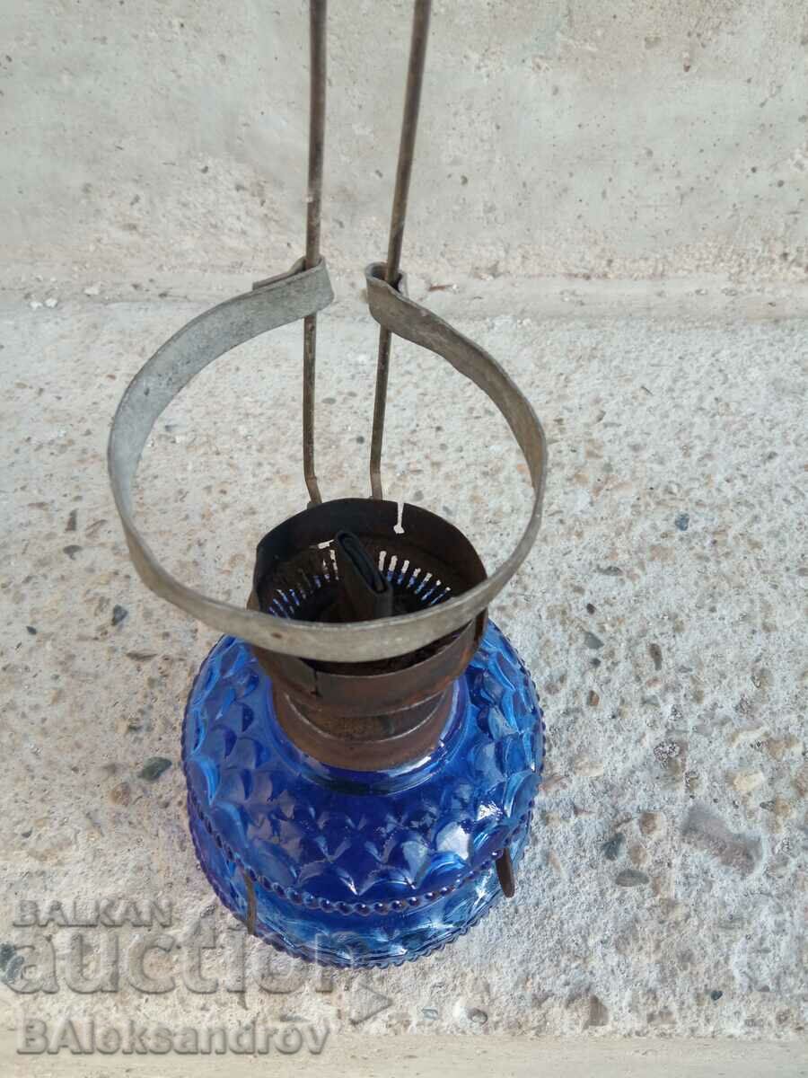 Λάμπα υγραερίου, σπάνιο μπλε γυαλί με τιμή 13.00 BGN | € 6.65 Λάμπα υγραερίου, σπάνιο μπλε γυαλί με τιμή 13.00 BGN | € 6.65