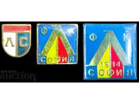 LEVSKI SOFIA 3 Old Football Badges