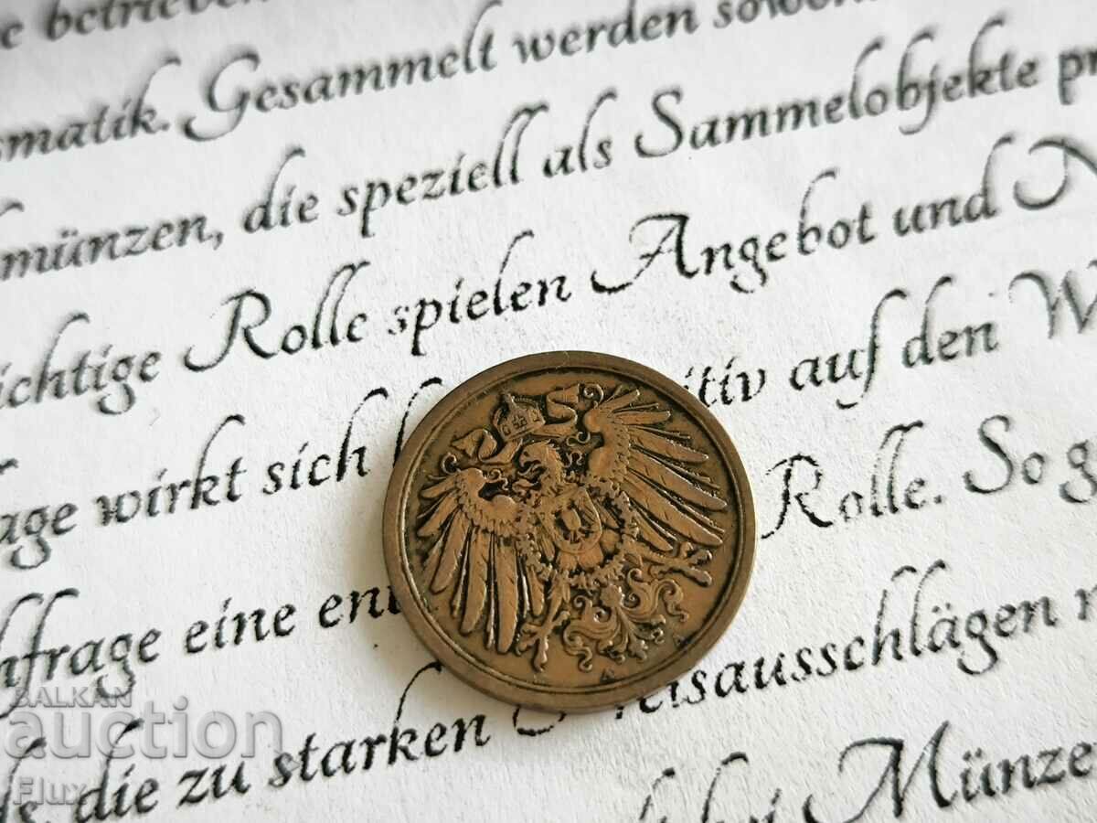 Reich Coin - Germany - 2 Pfennig | 1910; Series A with price 4.50 BGN | € 2.30 Reich Coin - Germany - 2 Pfennig | 1910; Series A with price 4.50 BGN | € 2.30