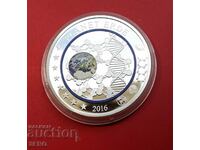 Γερμανία-μετάλλιο 2016 - πλανήτης Γη-ασημί