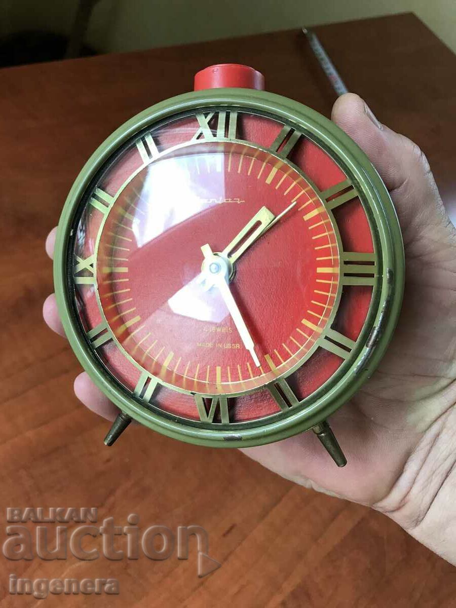 MECHANICAL DESK CLOCK "AMBER" - 5