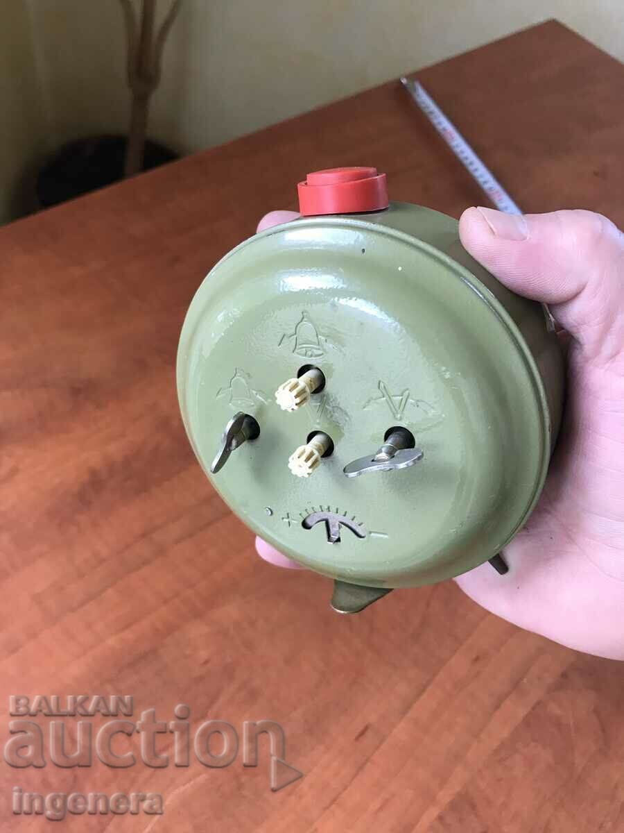 MECHANICAL DESK CLOCK "AMBER" - 7