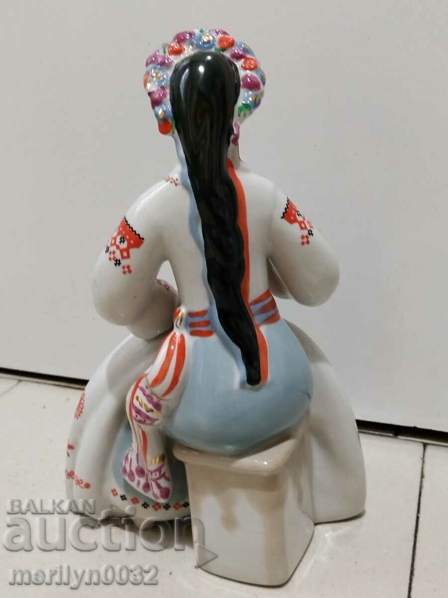 Φιγούρα πορσελάνη 23 cm πλαστικό αγαλματίδιο πορσελάνη ΕΣΣΔ με τιμή 139.00 BGN | € 71.07