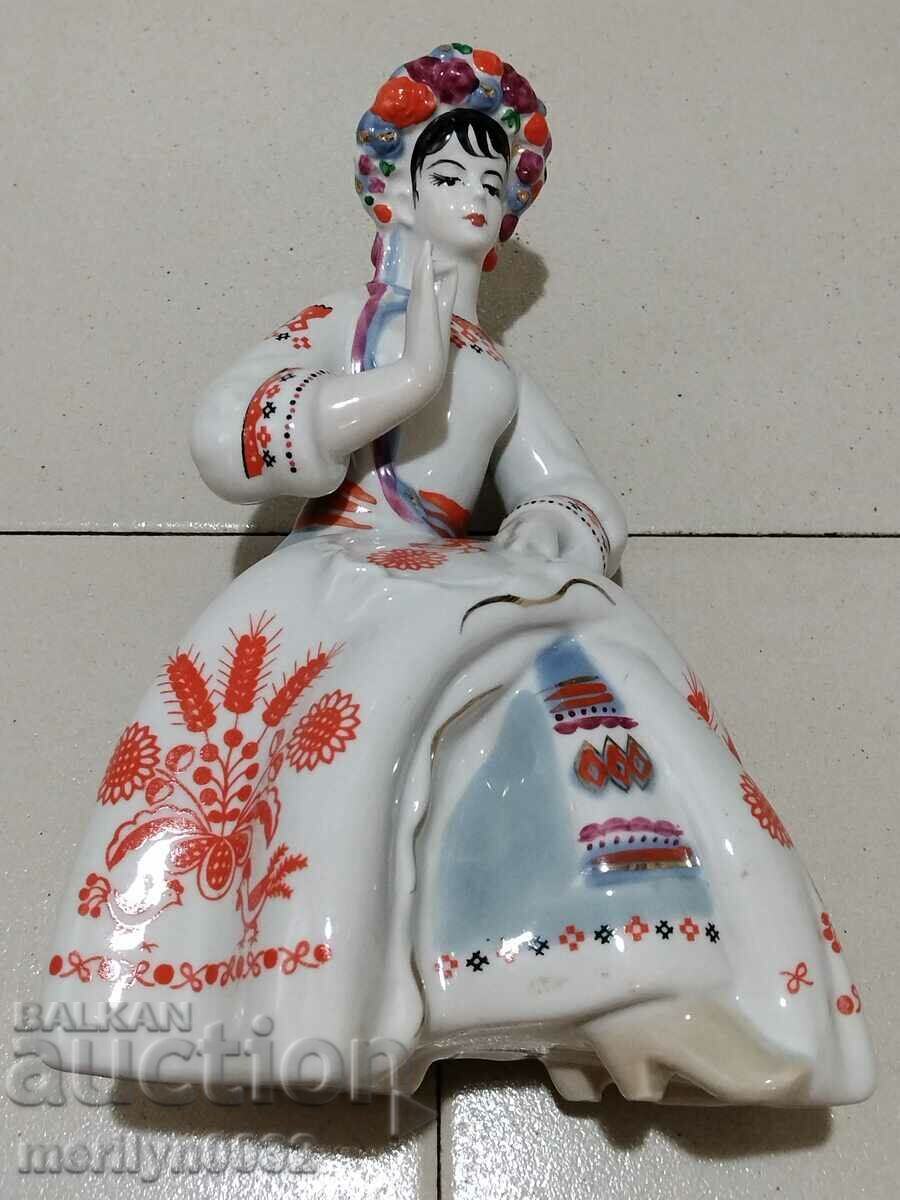 Φιγούρα πορσελάνη 23 cm πλαστικό αγαλματίδιο πορσελάνη ΕΣΣΔ - 6