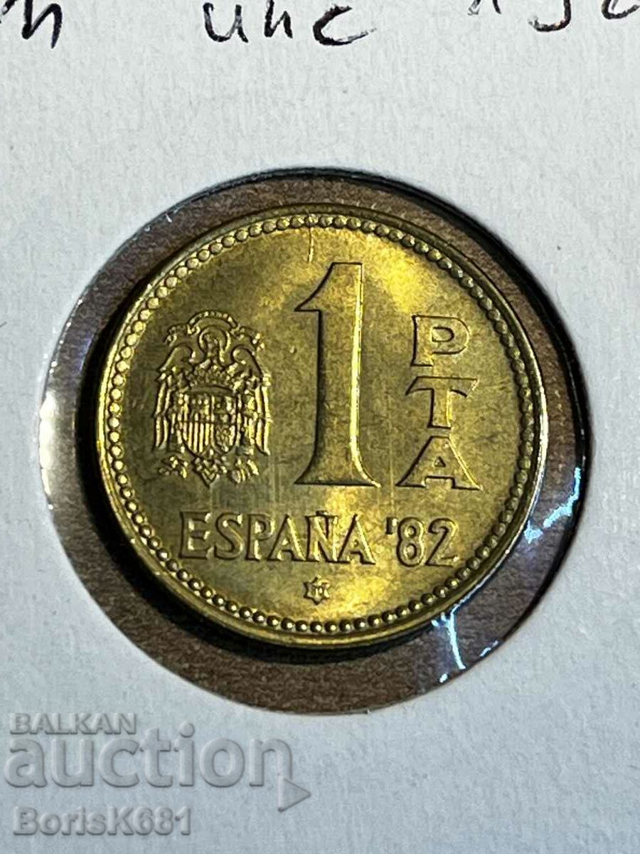 1 peseta 1980 Spania