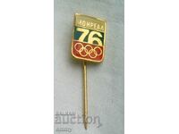 Badge Bulgaria sport - Olympic Games Montreal 1976