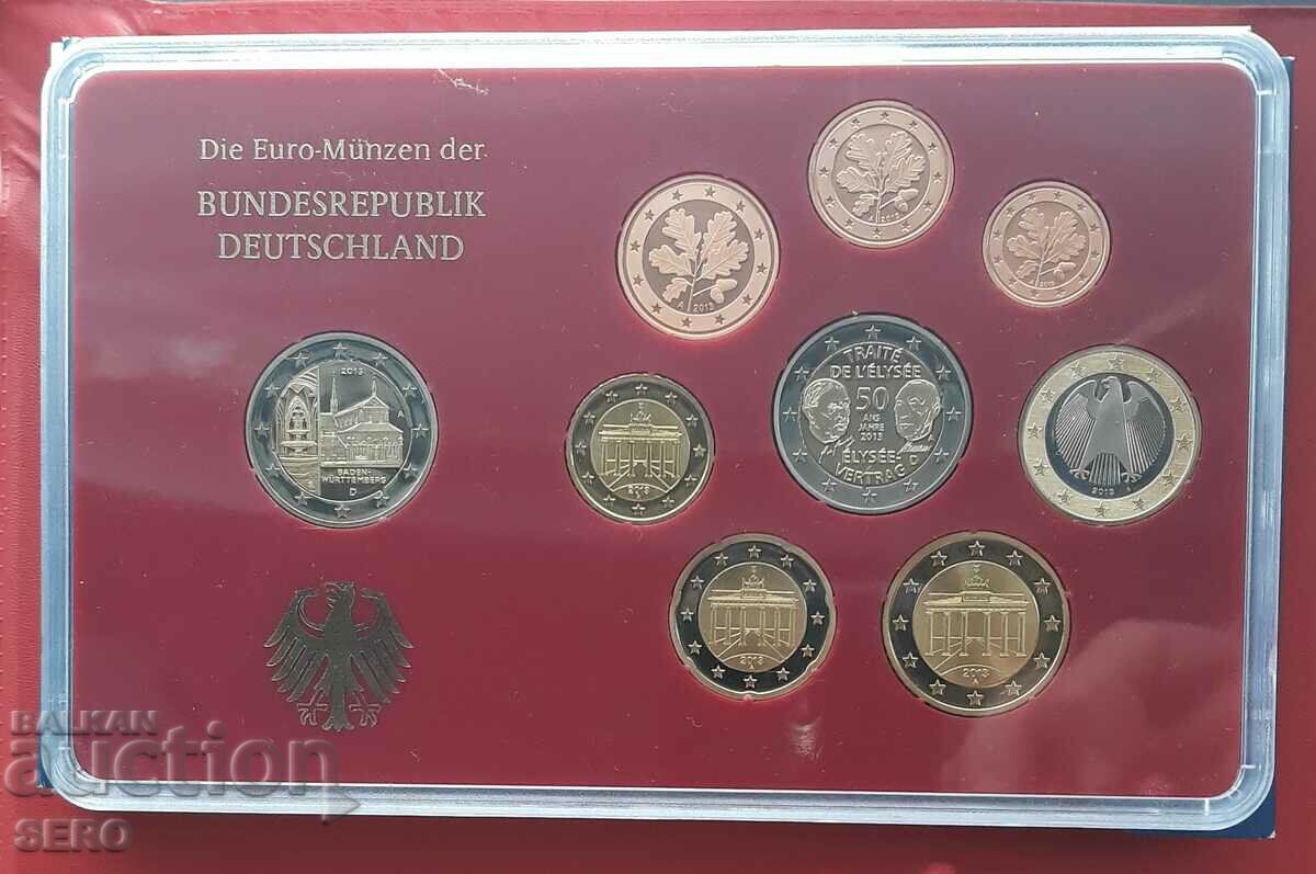 Germany-SET 2013 A-Berlin of 9 euro coins/2x2 euro/