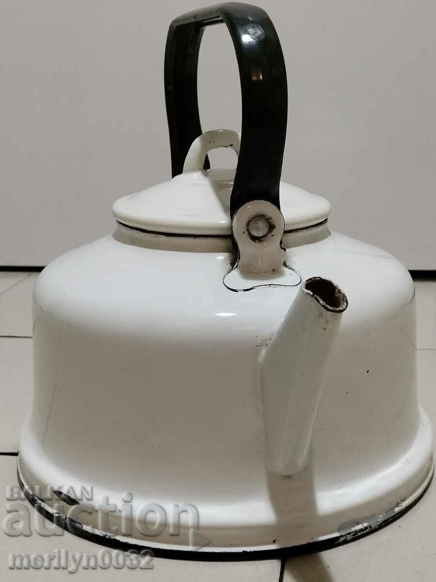 Old enameled teapot, coffee pot, jug - 6 Old enameled teapot, coffee pot, jug - 6