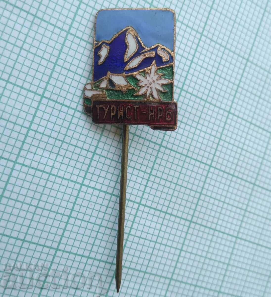 15991 Badge - Tourist NRB - bronze enamel with price 2.00 BGN | € 1.02 15991 Badge - Tourist NRB - bronze enamel with price 2.00 BGN | € 1.02